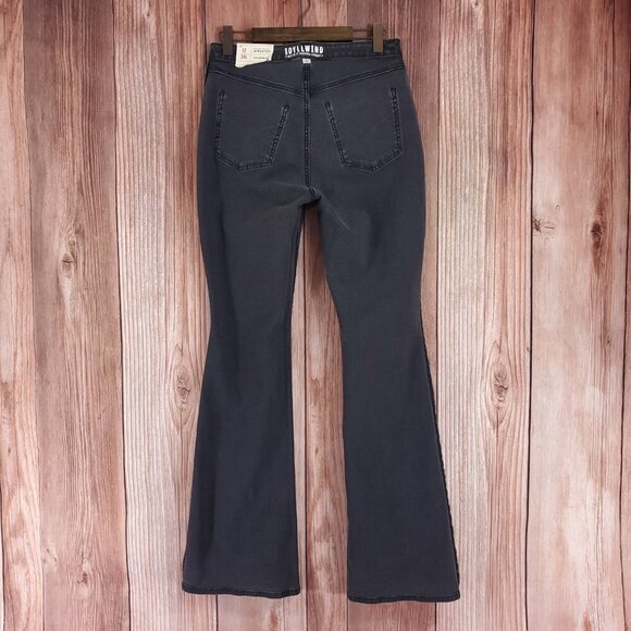 NWT Idyllwind Womens 12 Twelve South Wash Down High Risin Lace-Up Bootcut Jeans - Picture 4 of 15